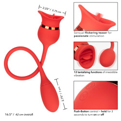 French Kiss French Kiss Casanova 2 en 1 Rouge
